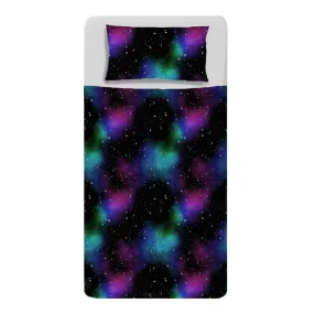 Night Sky Galaxy Sensory Compression Bed Sheet