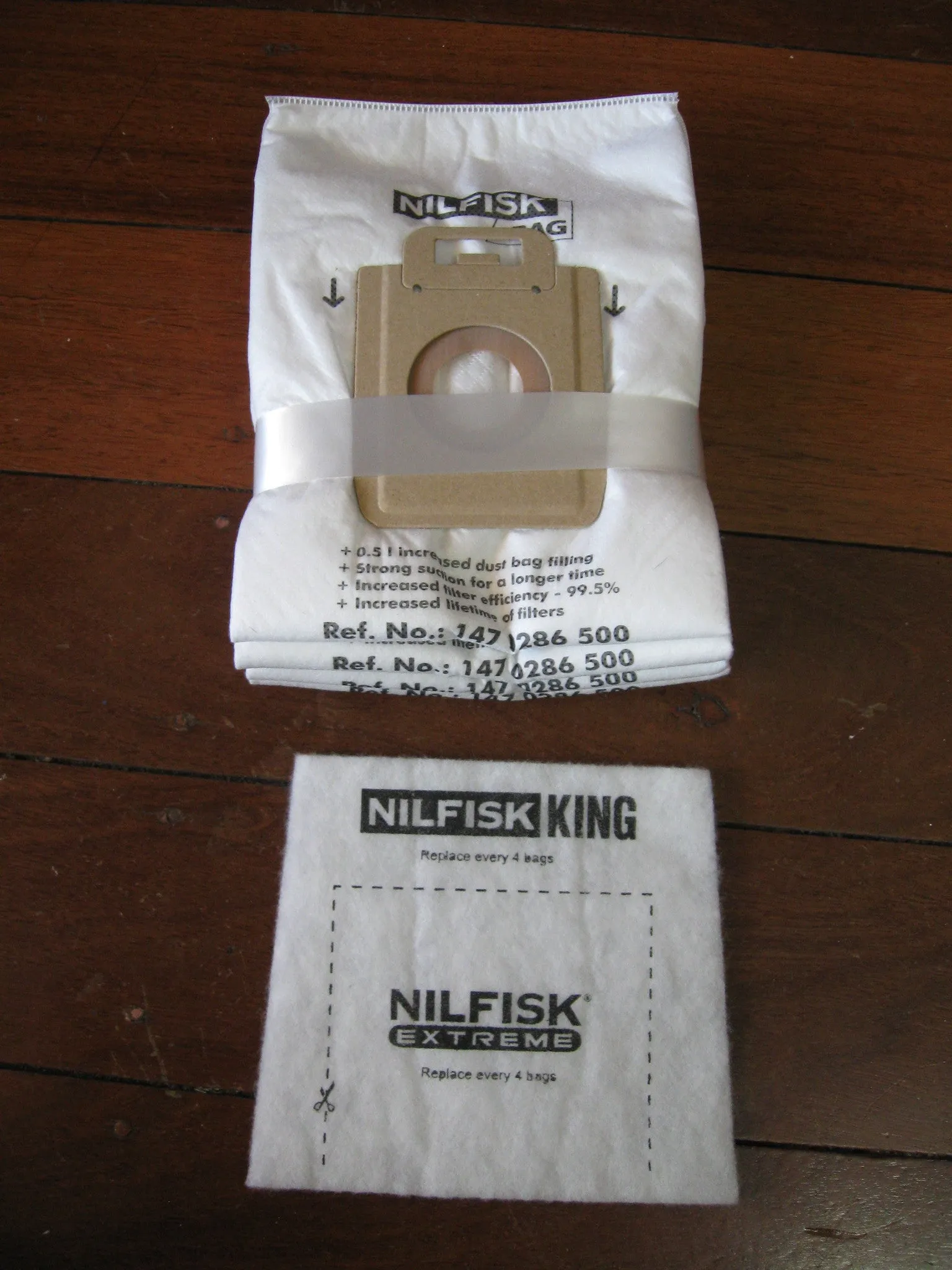 Nilfisk Extreme and King Synthetic Dustbags OBSOLETE See PN 107407940