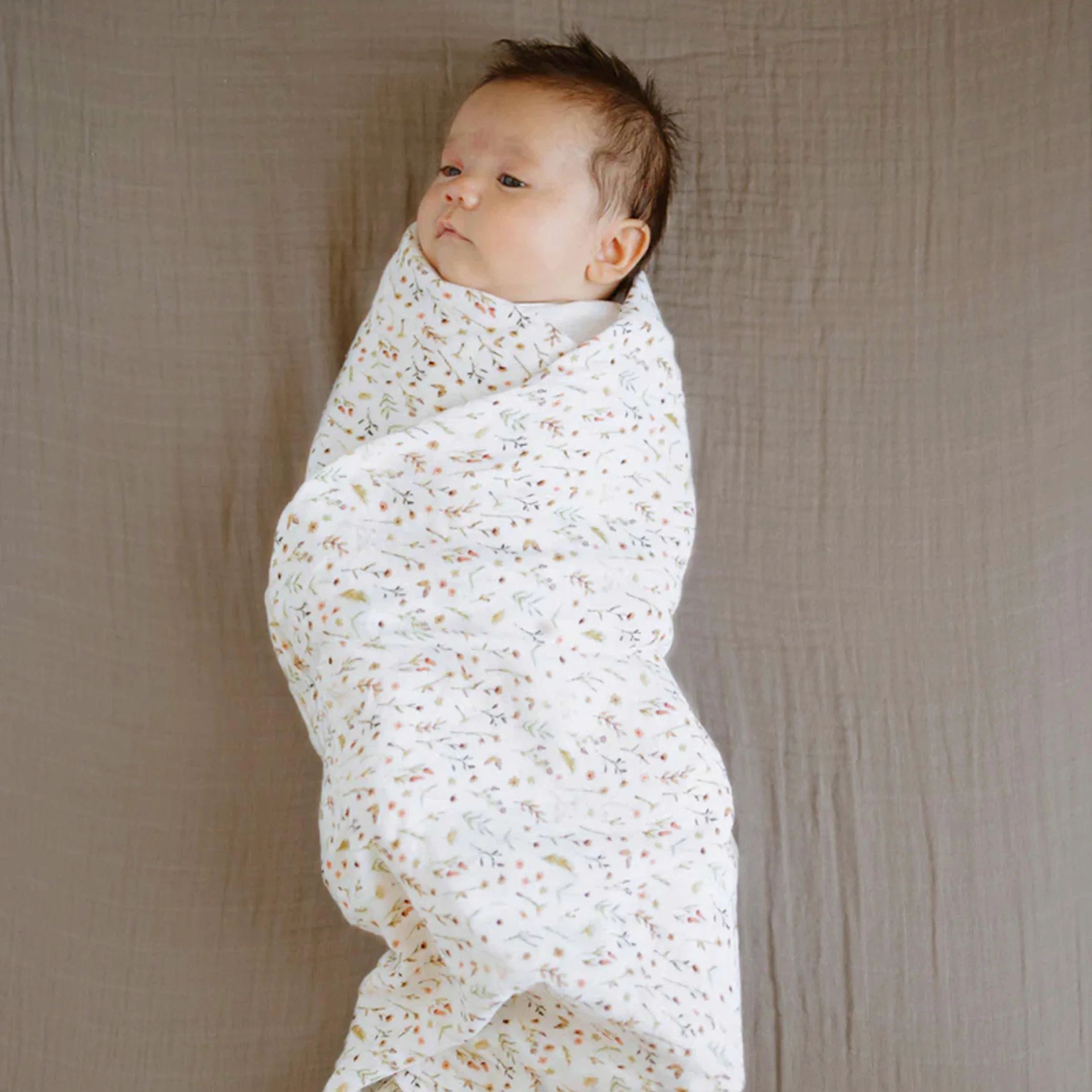 Organic Cotton Muslin Crib Sheet - Driftwood