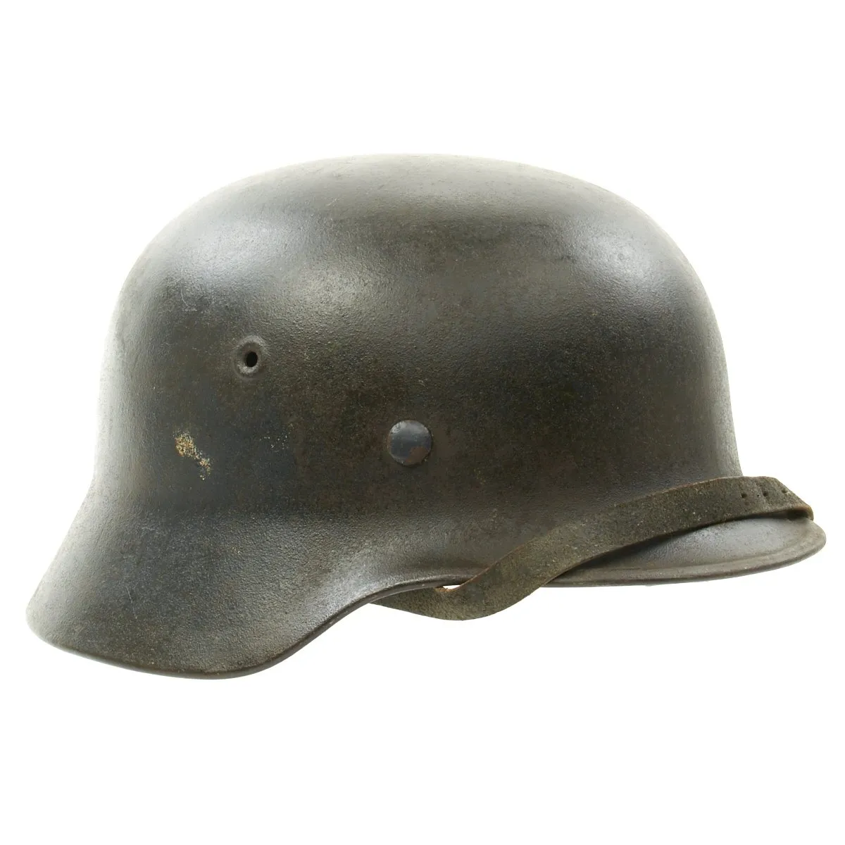 Original German WWII M40 Single Decal Luftwaffe Helmet with Size 58 Liner - EF66