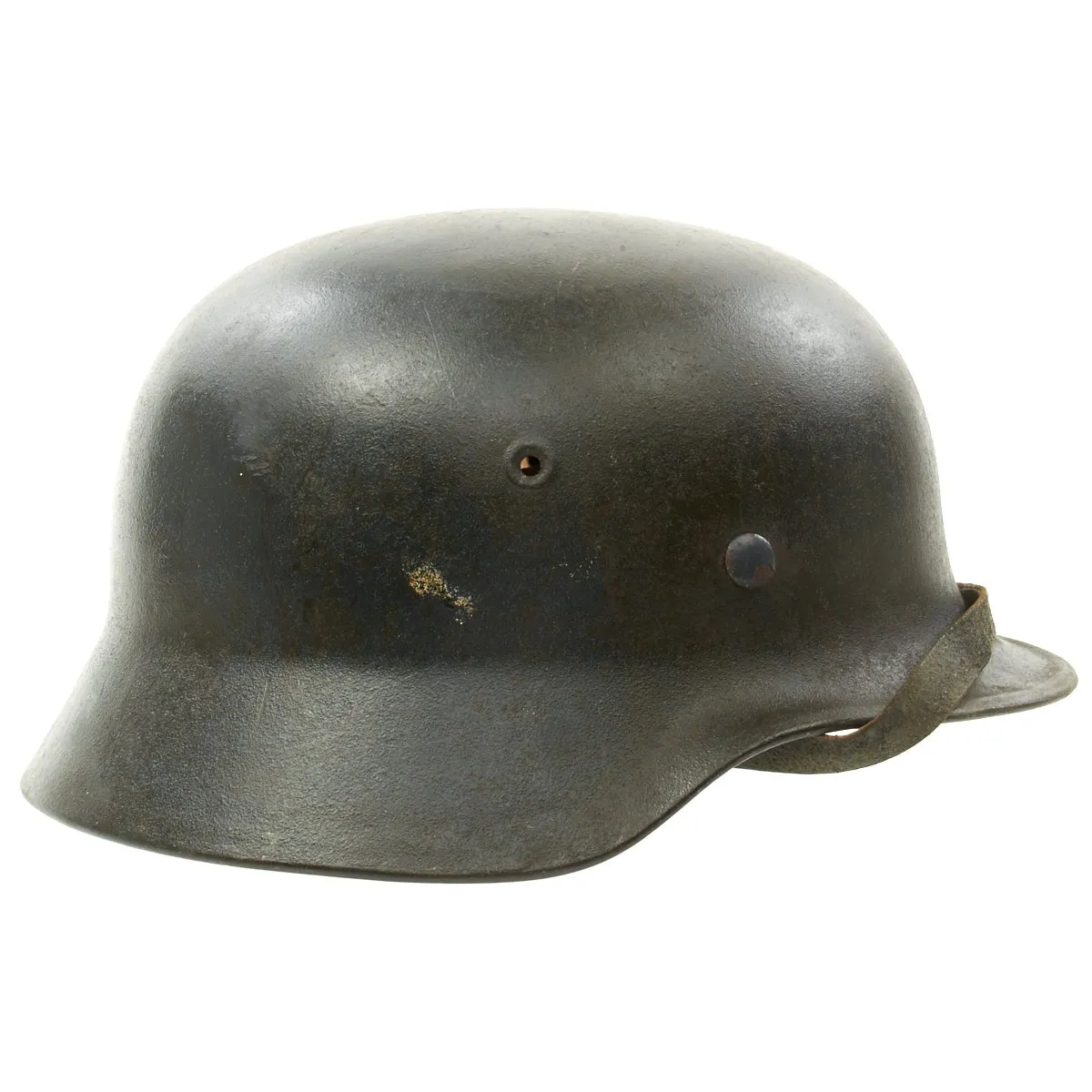 Original German WWII M40 Single Decal Luftwaffe Helmet with Size 58 Liner - EF66