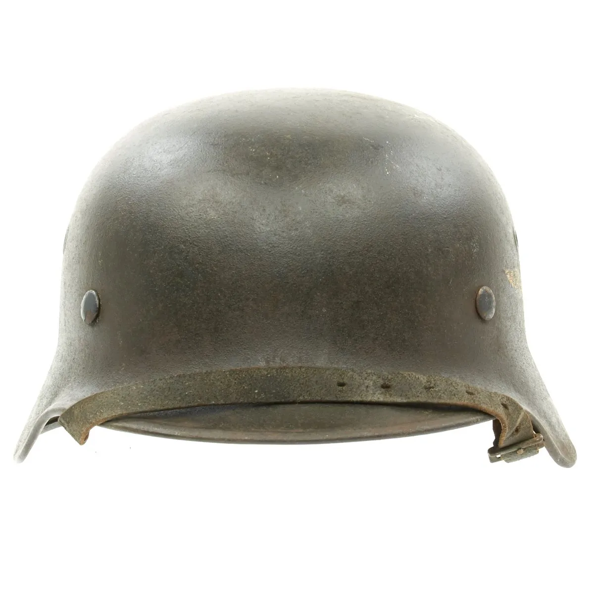 Original German WWII M40 Single Decal Luftwaffe Helmet with Size 58 Liner - EF66