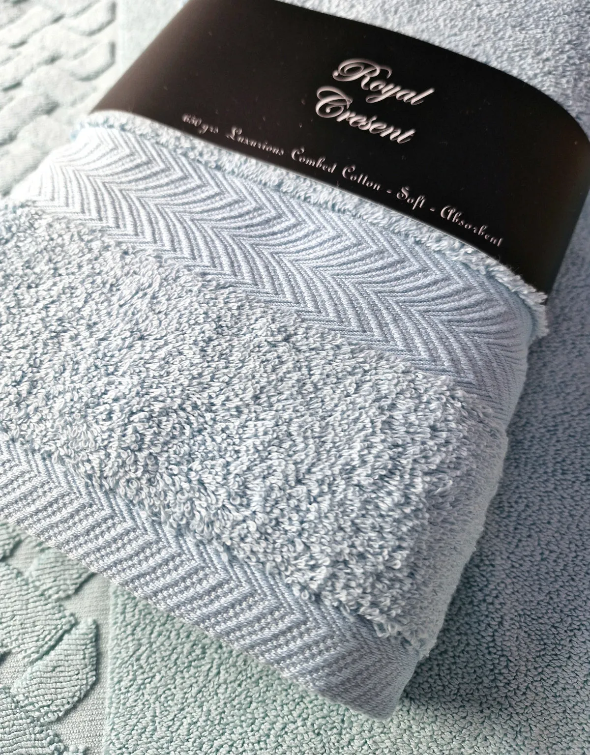 Pale Blue Luxury Cotton Towels