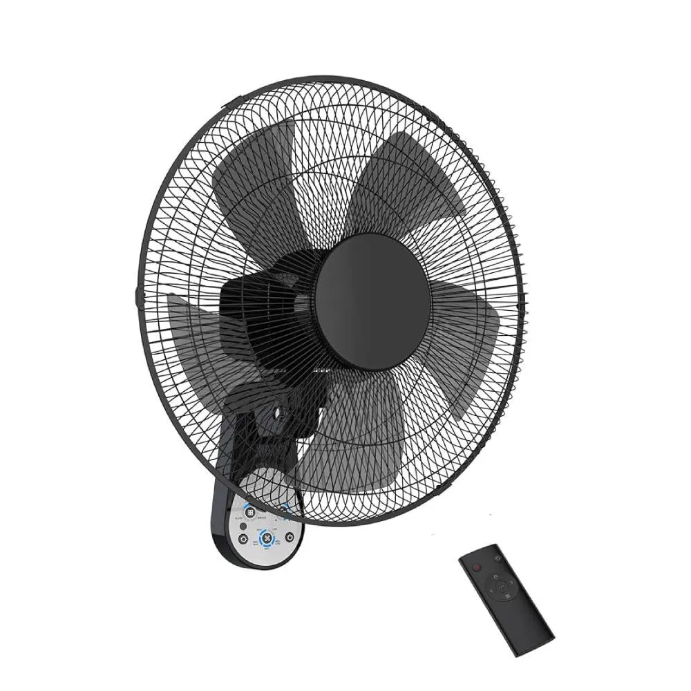 PARIS RHÔNE Wall Mount Fan with Remote,16 ” Wall Fan, 90° Oscillating Quiet Wall Fan with Remote