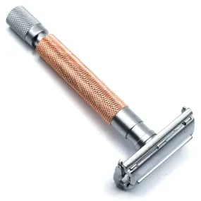 Parker - 74R Rose Gold and Satin Chrome Heavyweight Butterfly Style Safety Razor