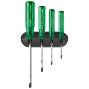 PB Swiss PB 243 Pozidriv Classic Screwdrivers Set with Wall Mount