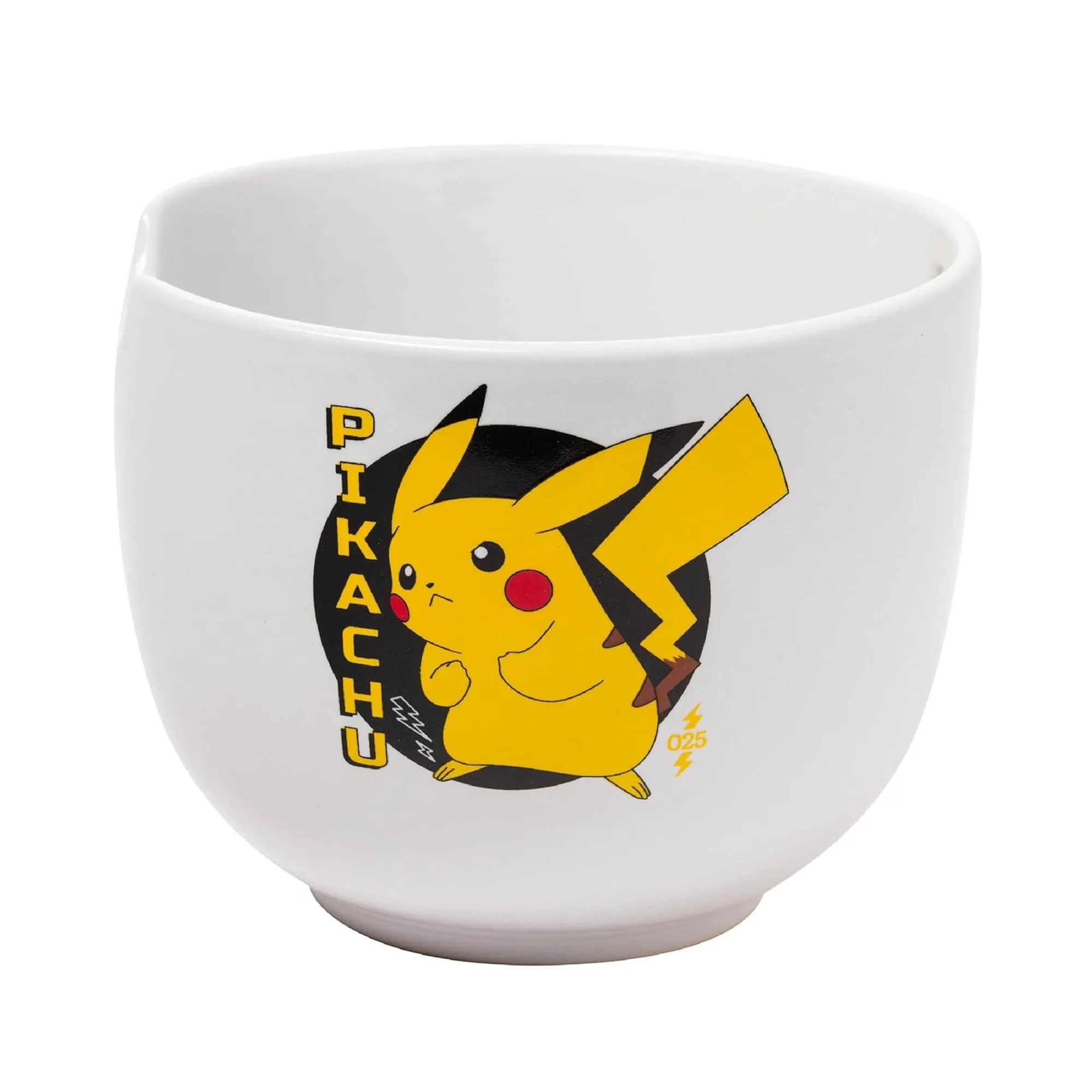 Pokemon Pikachu 20 Ounce Ceramic Ramen Bowl with Chopsticks