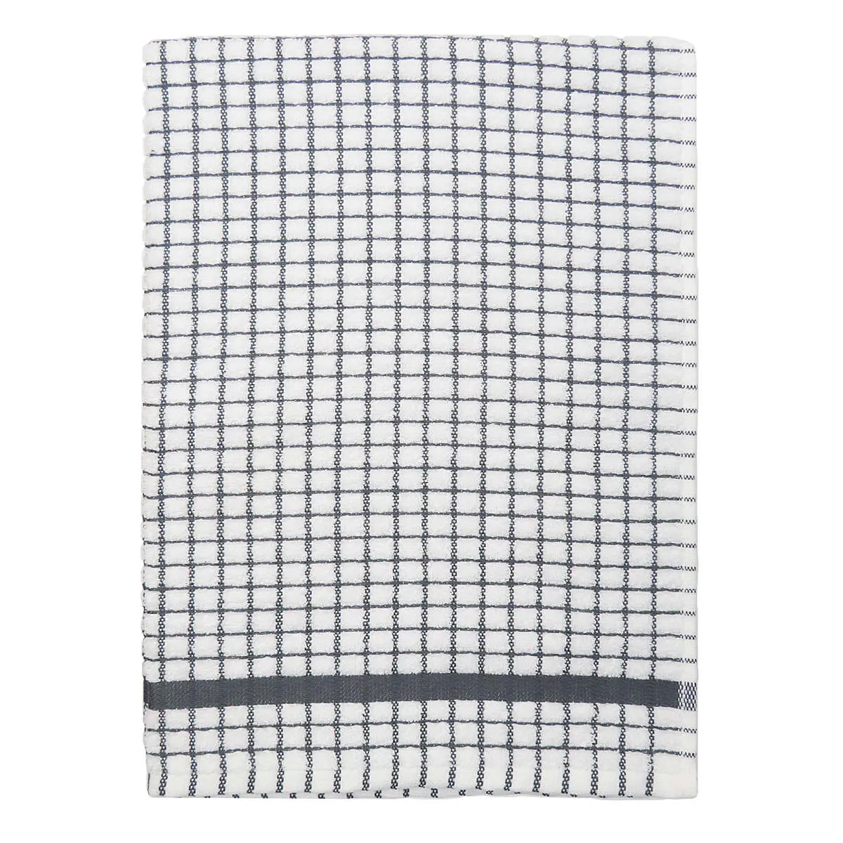 Poli-Dri Charcoal Grey Cotton Kitchen Tea Towel