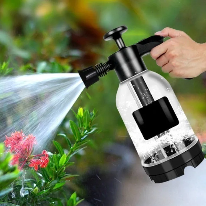 Portable Hand Pump Bubble Blast Water Foam Sprayer