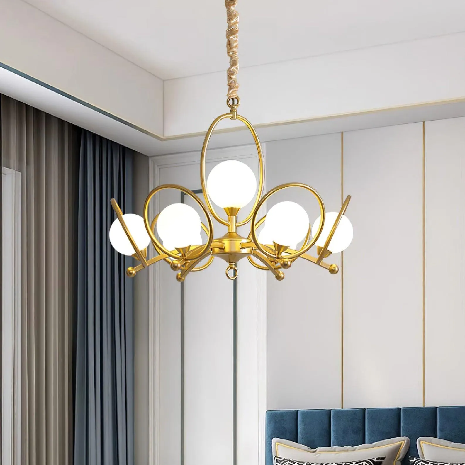 Riley Glass Chandelier