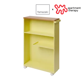 Rolling Storage Cart (27" H)  - Steel - Yellow Pear