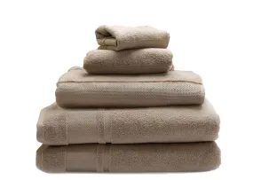 RoseBerry Taupe Waffle Hand Towel 19x30" 1pc