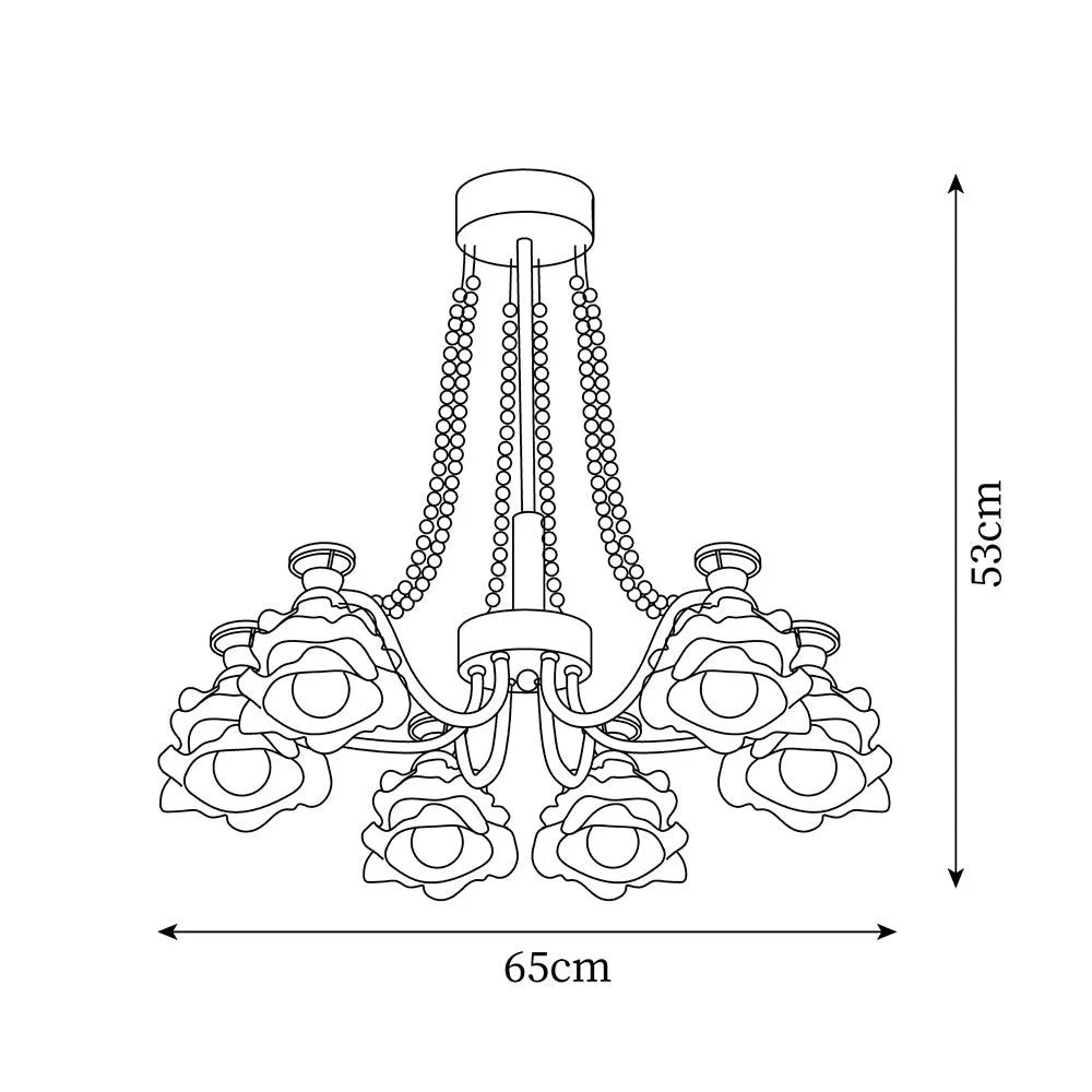 Roses Landi Chandelier