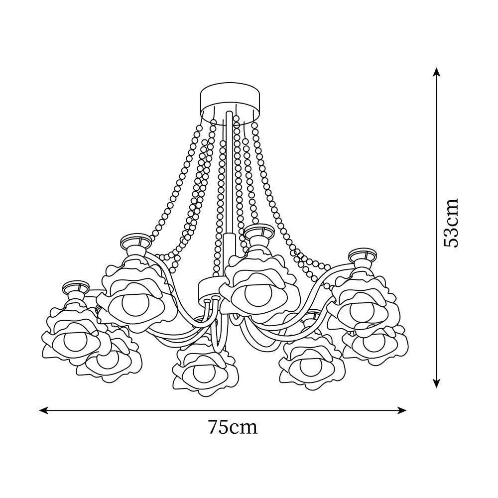 Roses Landi Chandelier