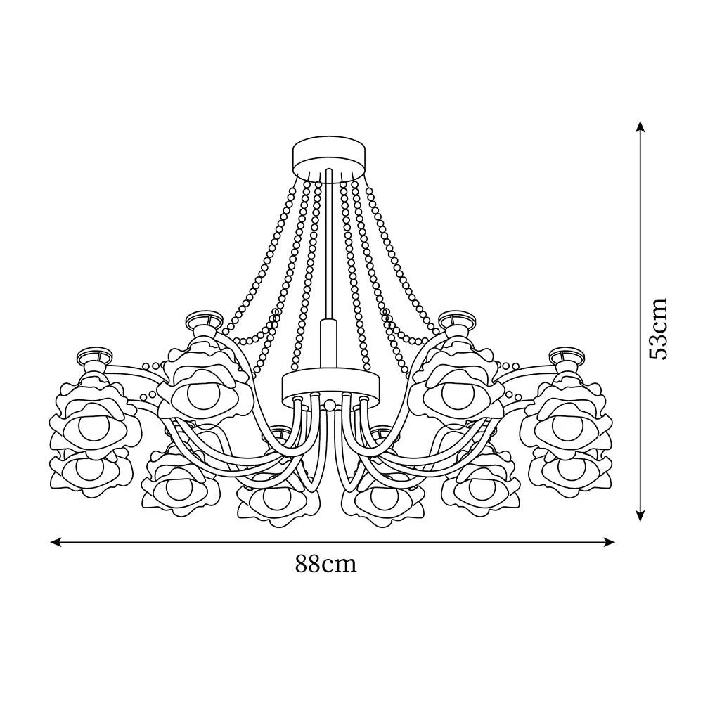 Roses Landi Chandelier