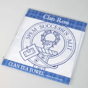 Ross Clan Crest Tea Towel (To Clear)