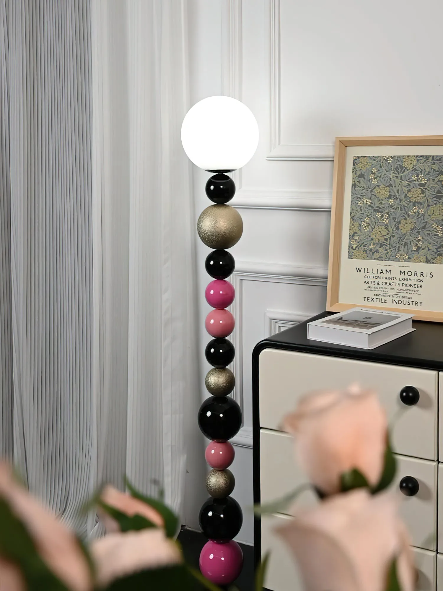 Round Balls Stacking Floor Lamp