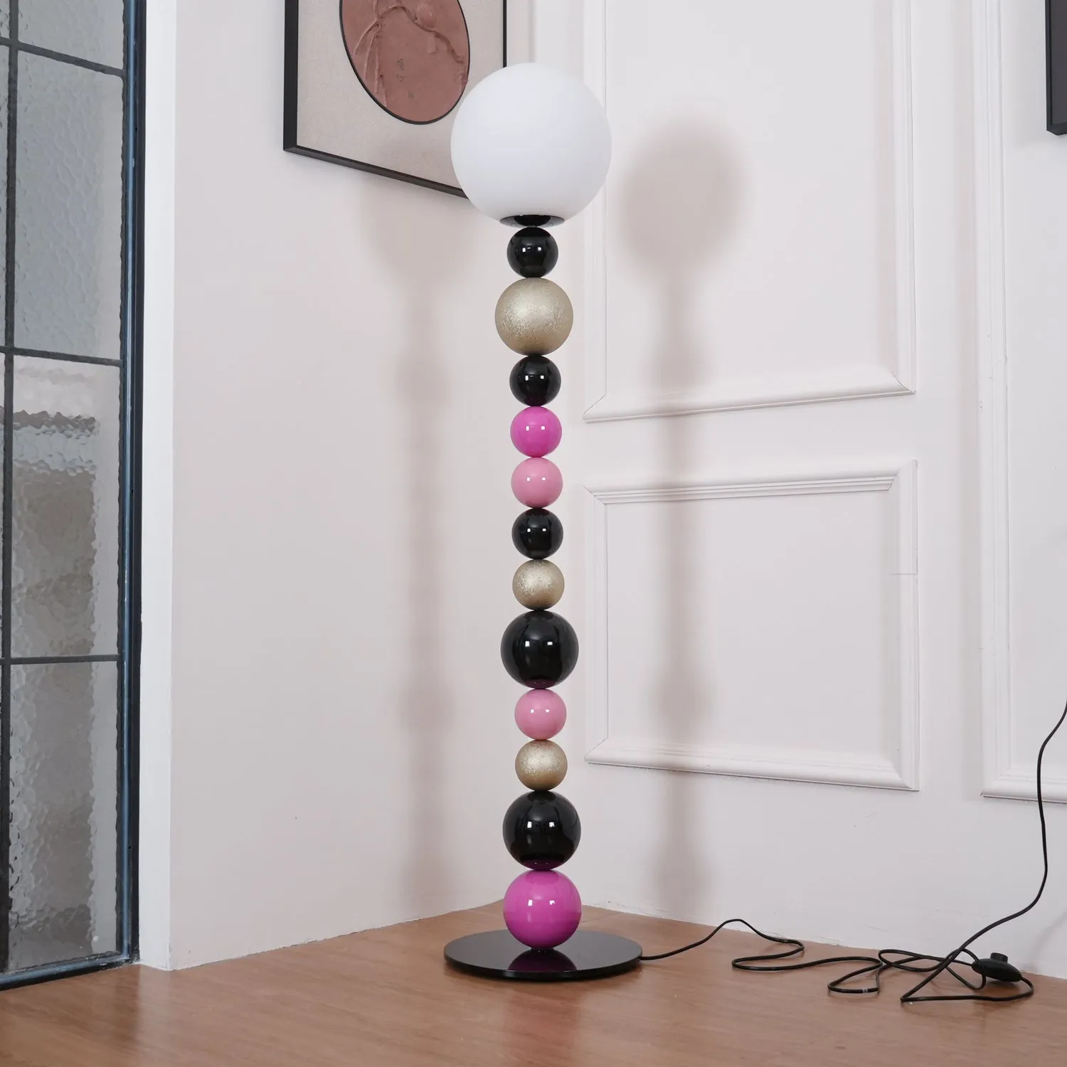 Round Balls Stacking Floor Lamp