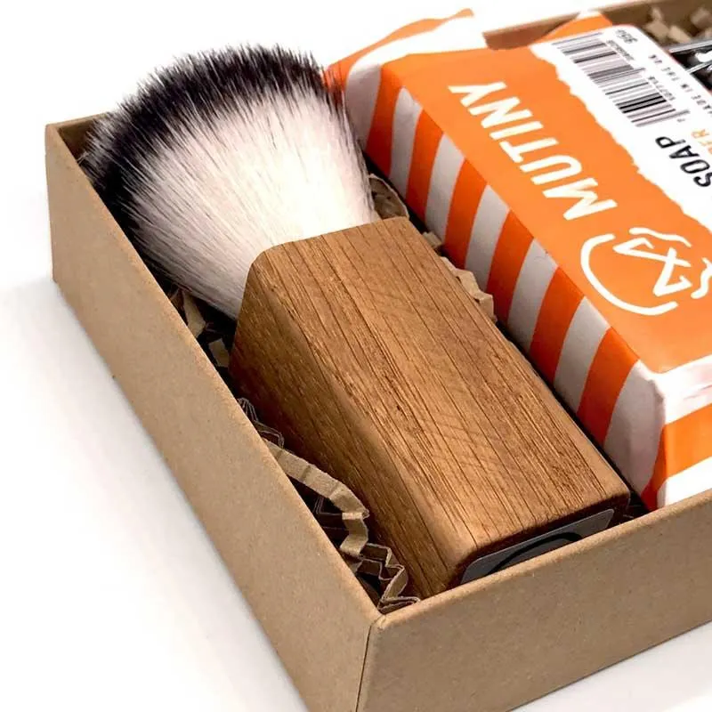 Safety Razor Shaving Set - Orange & Lavender