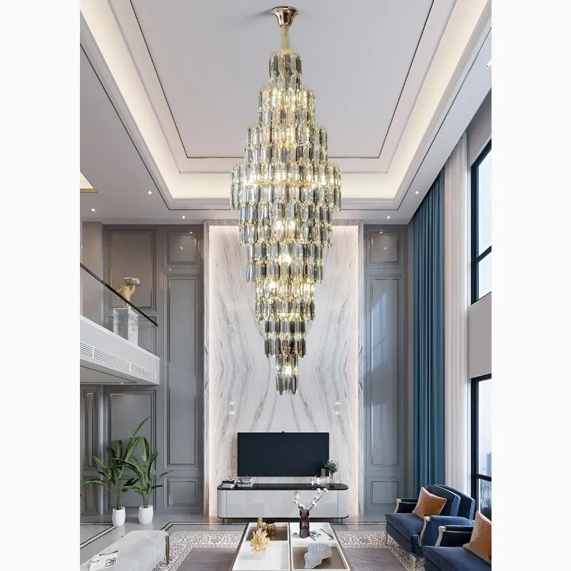 Saint-Cézaire-sur-Siagne | Stunning Large Crystal Chandelier