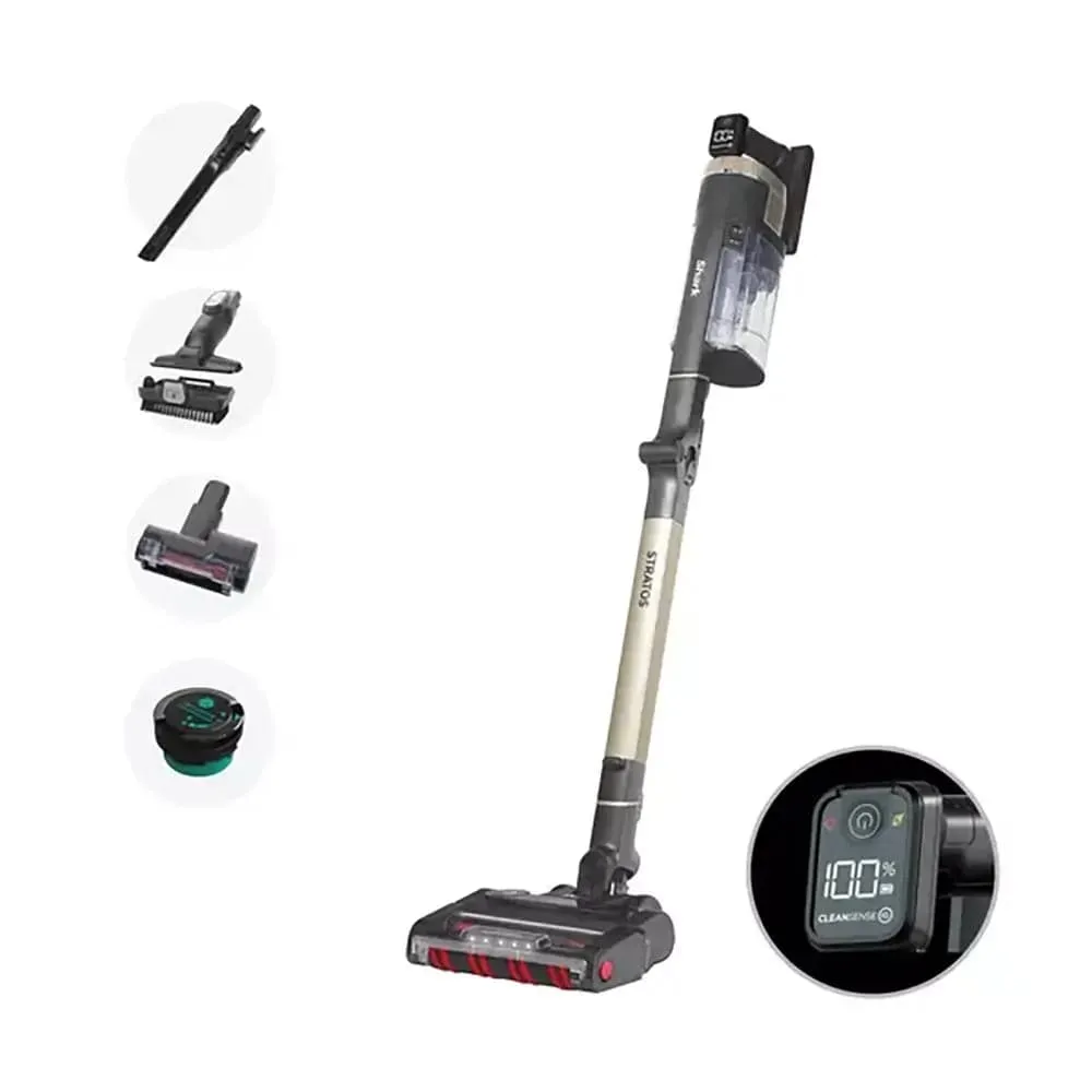 Shark IZ400UKT Stratos Cordless Stick Vacuum Cleaner  Pet Pro Model  60 Minutes Run Time  Copper