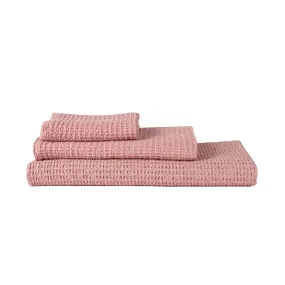 Simple Waffle Towels - Blush