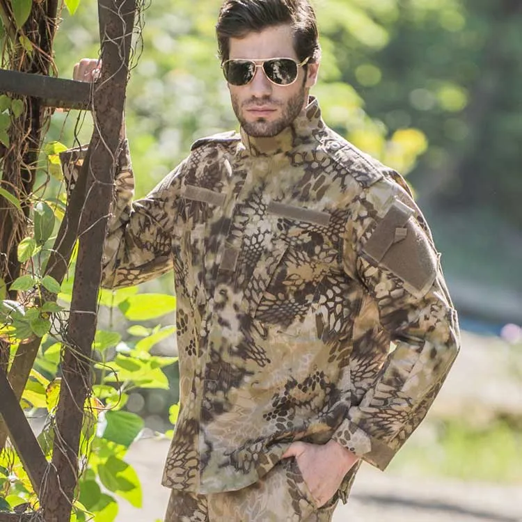 Sitka Jacket ACU Python CP Outdoor Camouflage Clothing Men's Military Fans Training Suit Camouflage Python Suit