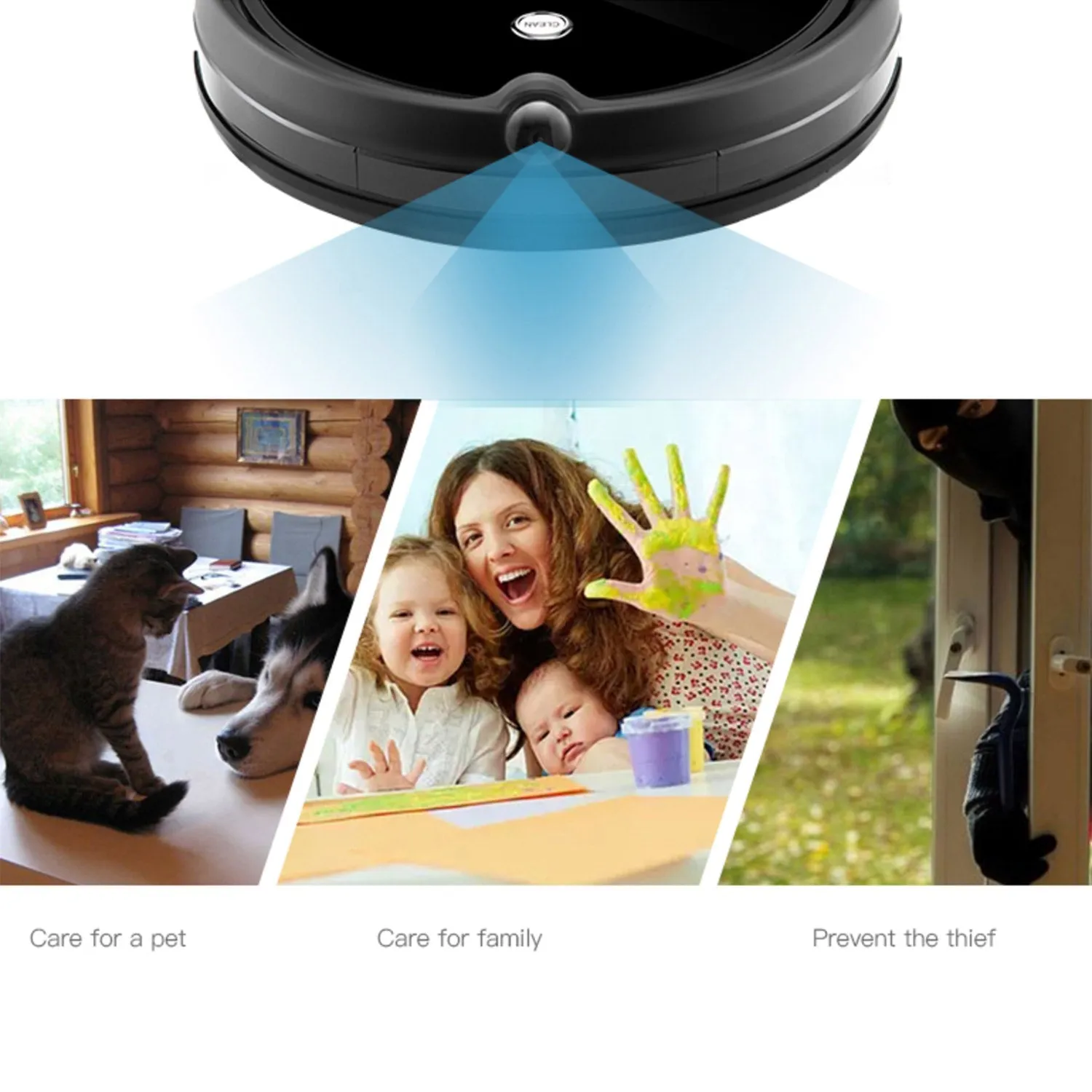 SmartView 2-Way HD Video Talk Robot Vacuum Cleaner & Mop with Dual Core Processor