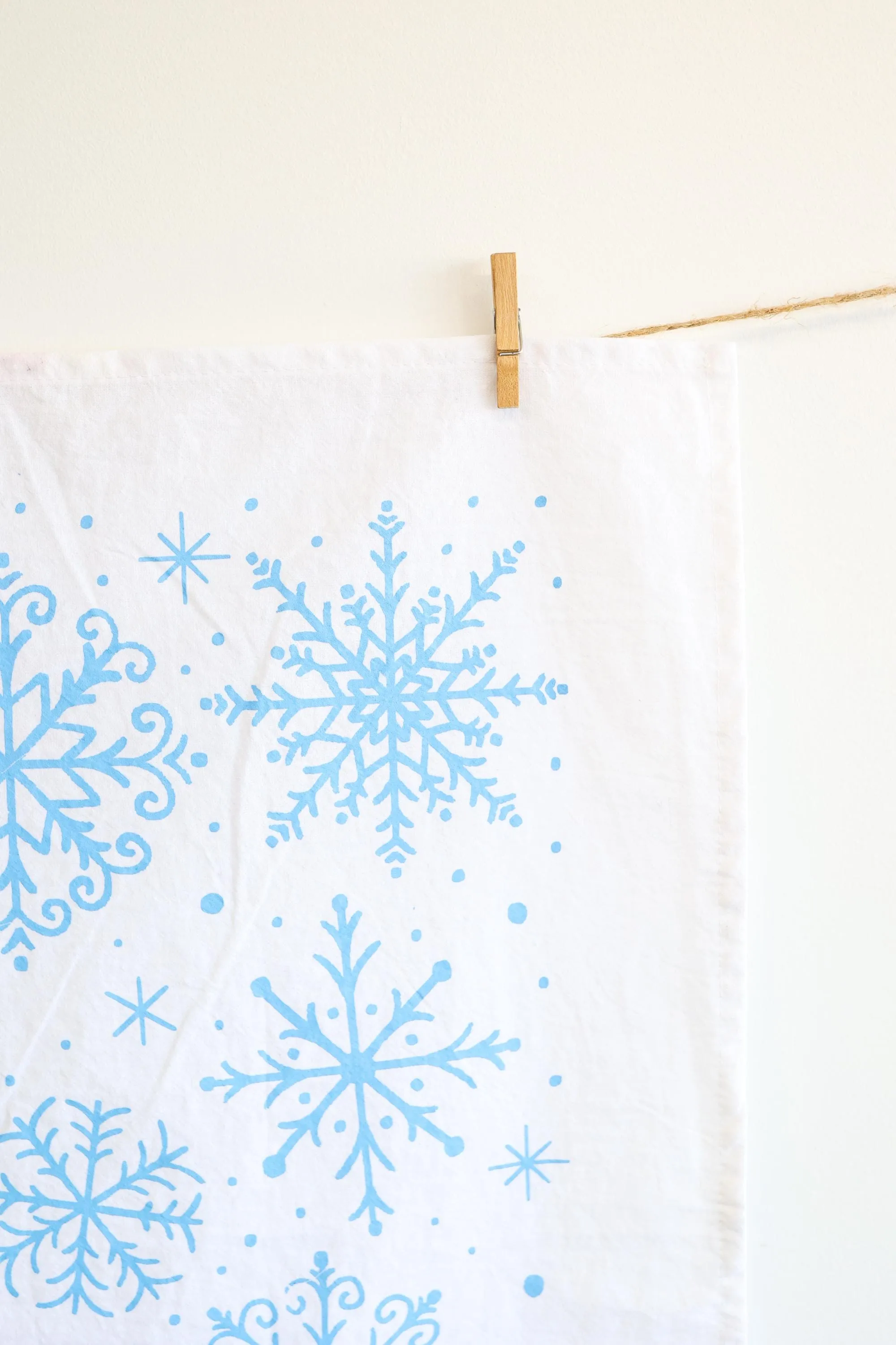 Snowflake Tea Towel