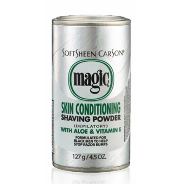 Softsheen Carson Magic Skin Conditioning Platinum Shaving Powder with Aloe & Vitamin E 127g