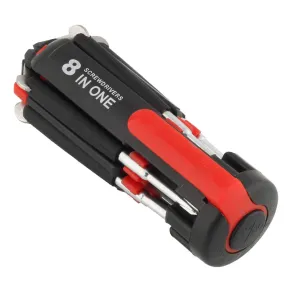 Spider 8 In 1 Multi-Screwdriver Flashlight