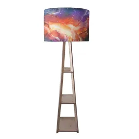 Standing Wooden Tripod Light for Living Room - Space