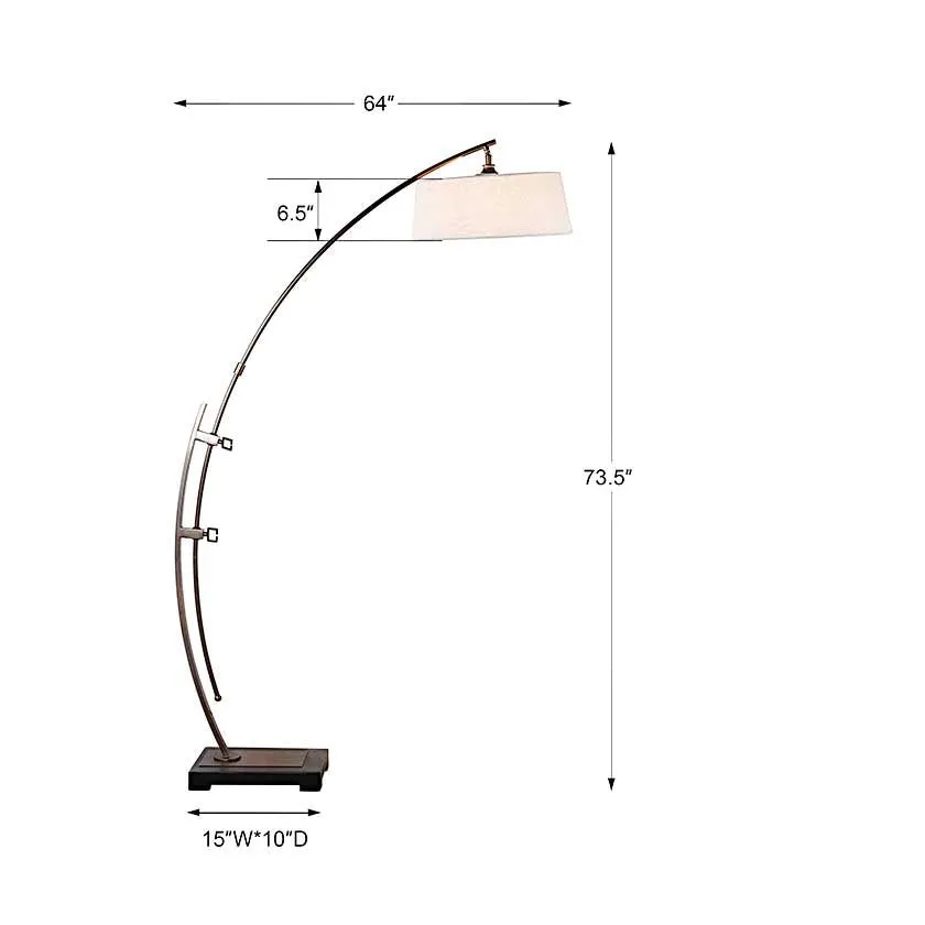 Steel Arc Floor Lamp