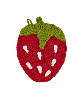 Strawberry Crochet Trivet