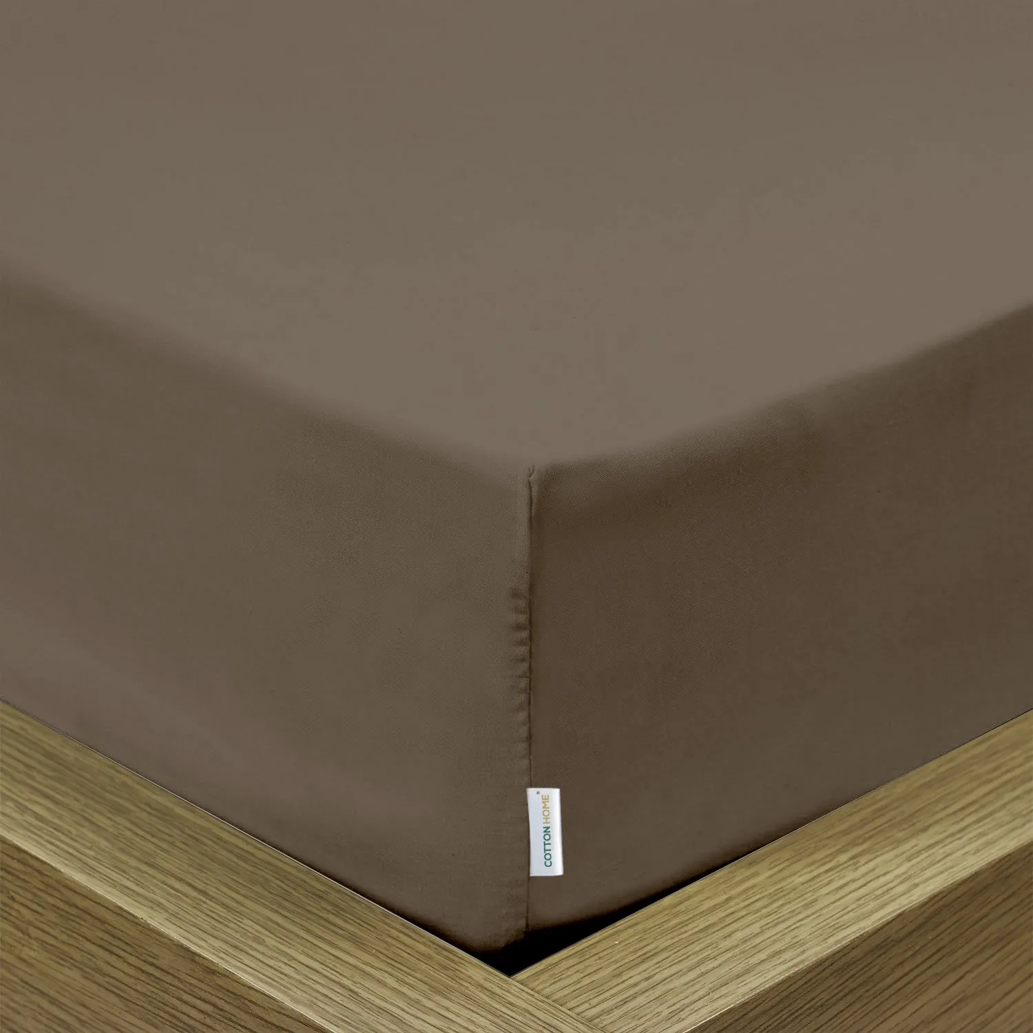 Super Soft fitted sheet 90x200 20 CM - Khaki