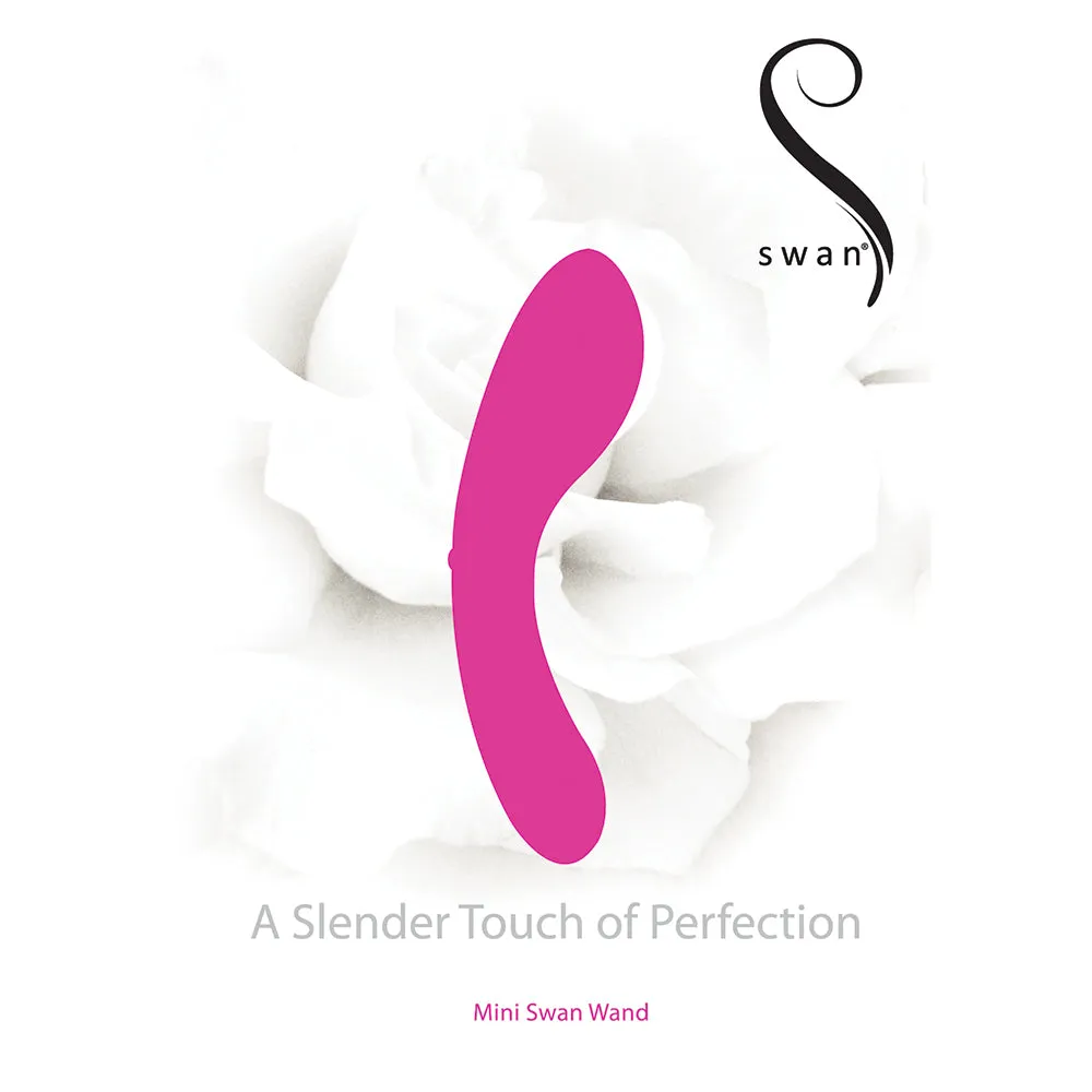 Swan Mini Massager Wand Pink