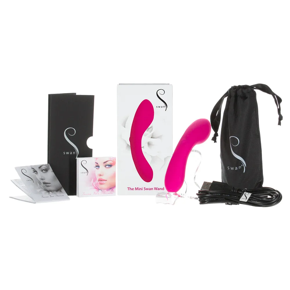 Swan Mini Massager Wand Pink