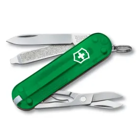 Swiss Army Classic SD Pocket Knife Transparent // Emerald