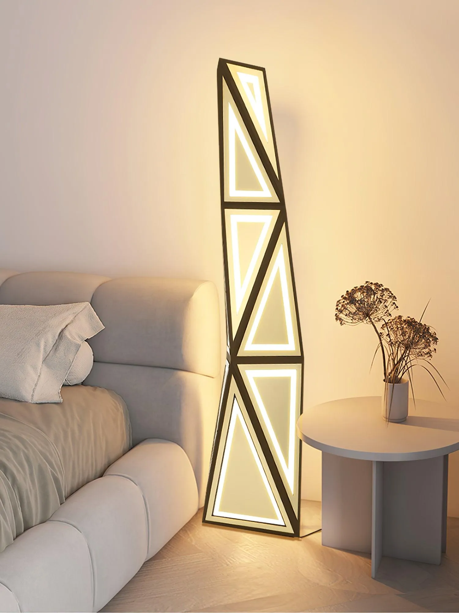 Tapered Cube Floor Lamp