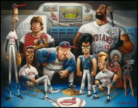 The Tribe. A Tribute to Major League Giclée Print