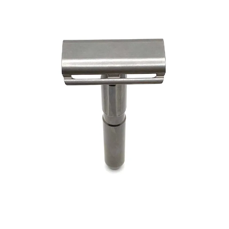 TRC - Stainless Steel Double Edge Safety Razor - Tumbled -