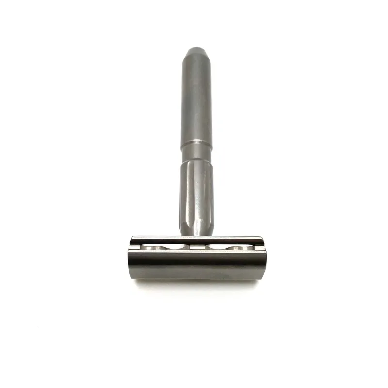 TRC - Stainless Steel Double Edge Safety Razor - Tumbled -