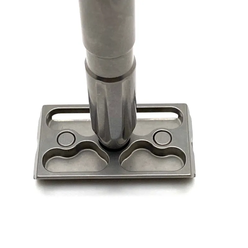 TRC - Stainless Steel Double Edge Safety Razor - Tumbled -