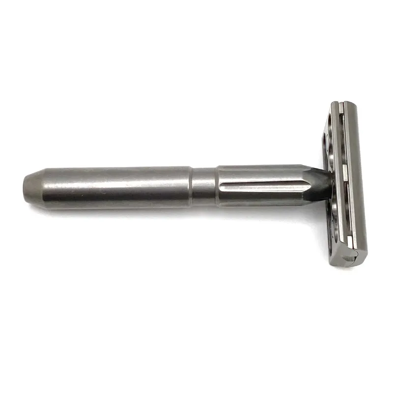 TRC - Stainless Steel Double Edge Safety Razor - Tumbled -