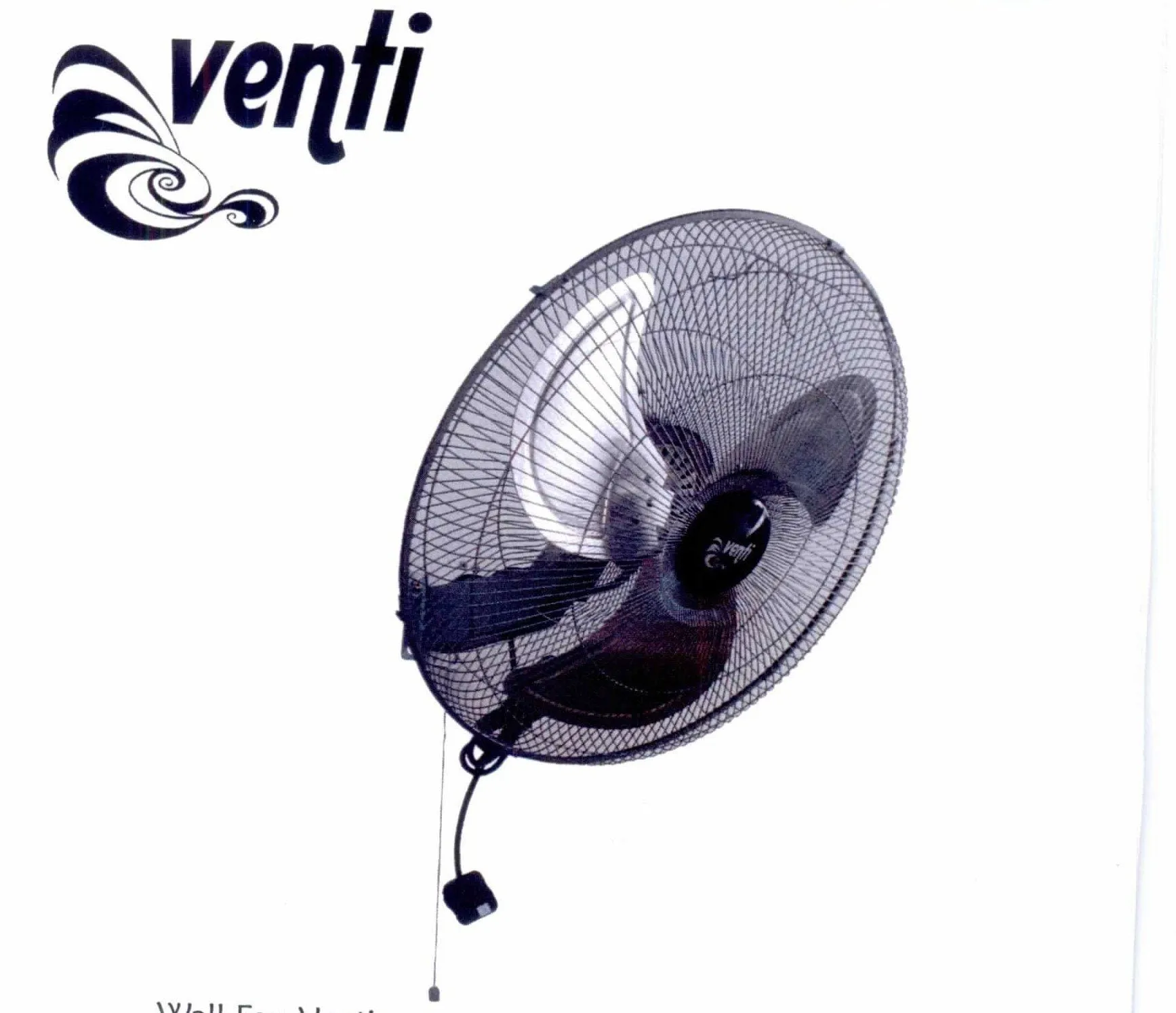 Venti 18inch Wall Fan Stainless Steel