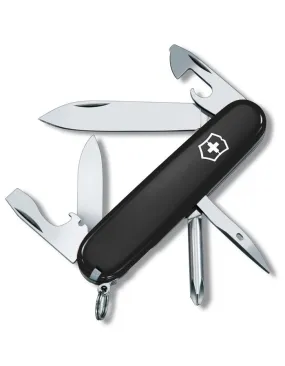 Victorinox Swiss Army Tinker Pocket Knife - Black - 12 Tools - 91mm