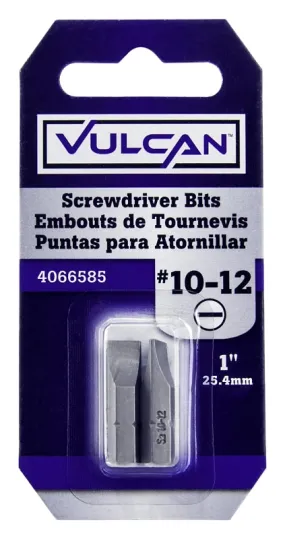 Vulcan 306432OR Screwdriver Bit, Hex Shank, S2 Chrome Molybdenum Steel :CD 2: QUANTITY: 1