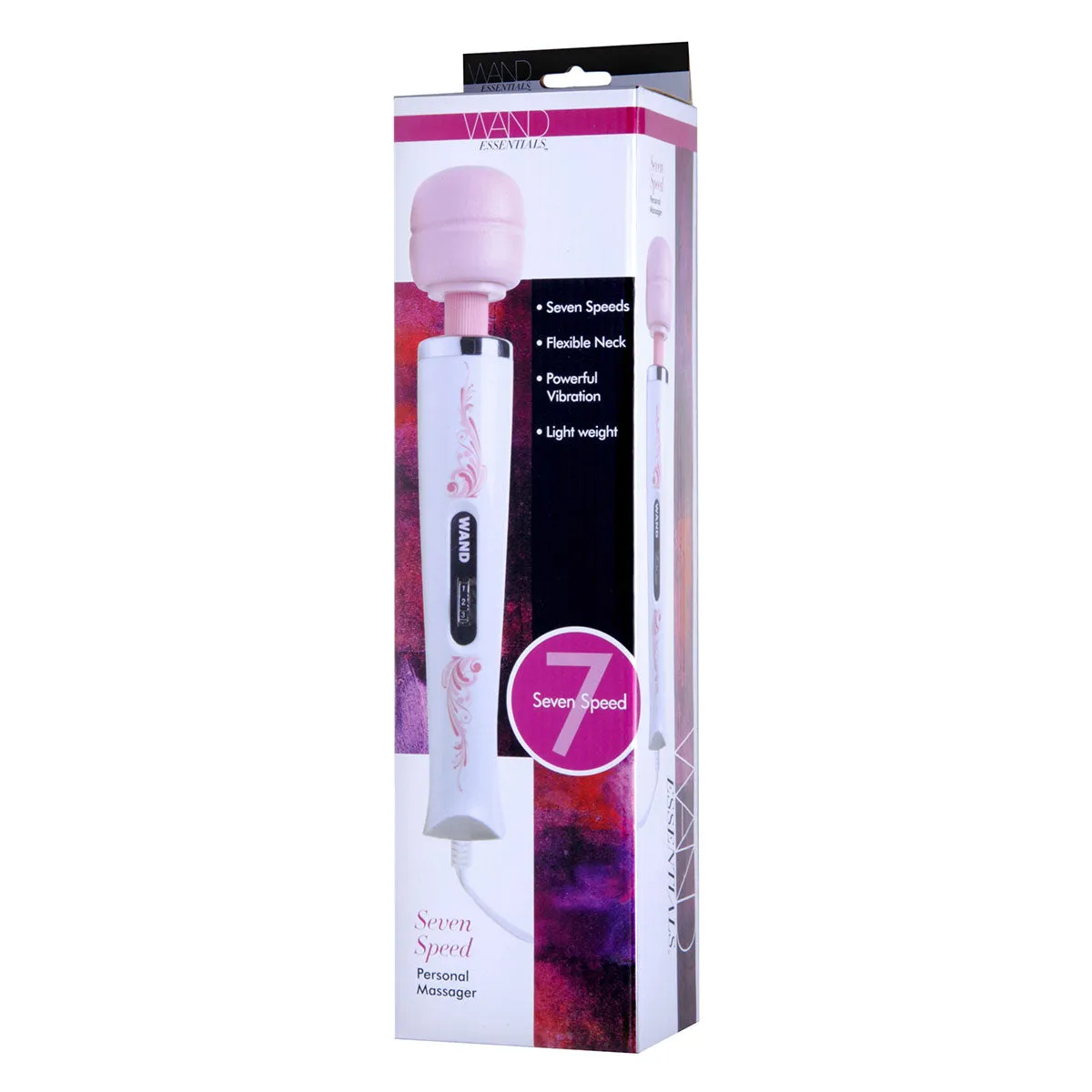 Wand Essentials 7-Speed Pink Corded Massager