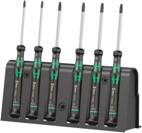 Wera 118154 6pc 2067/6 TORX¨ BO Kraftform Micro Screwdriver Set