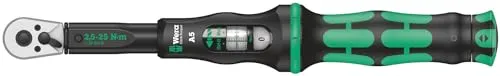 Wera Tools Click-Torque A5 Torque wrench Drive 2 5-25 Nm